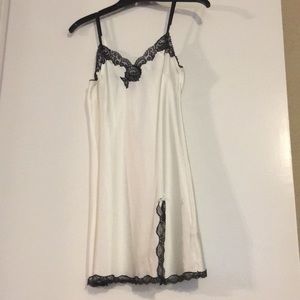 Victoria’s Secret white satin Chemise